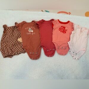 Set of 10 Carter’s Baby Onesies